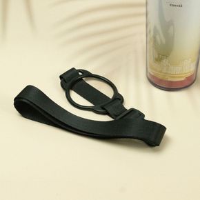 텀블러 물병 어깨끈 소풍 실리콘 스트랩 블랙