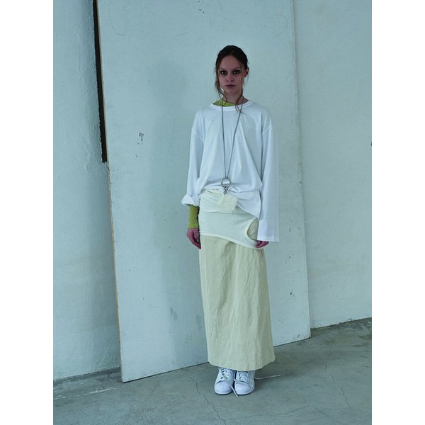 POUCH KEYRING IN WHITE