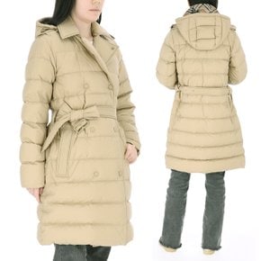 [부산점] 구스다운 8113175 W KENT 버버리 켄트 여성 벨티드 패딩자켓 점퍼 코트