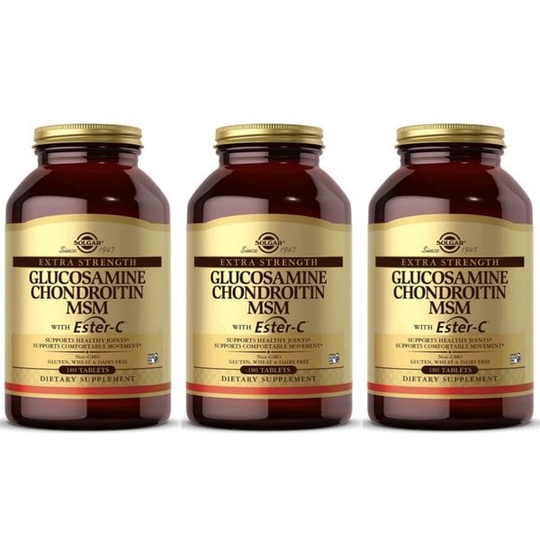글루코사민 콘드로이친 MSM 에스터C 180정 X 3통 엑스트라 스트렝스 글루코사민