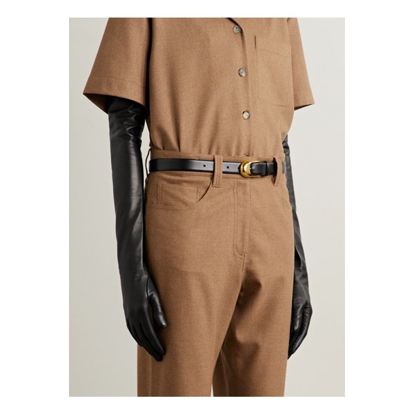 케이트 레모 로고 가죽 장갑 블랙 46376663162888160