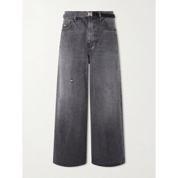 비욘덱스 와이드 벨트 디스트레스드 진 46376663162962389