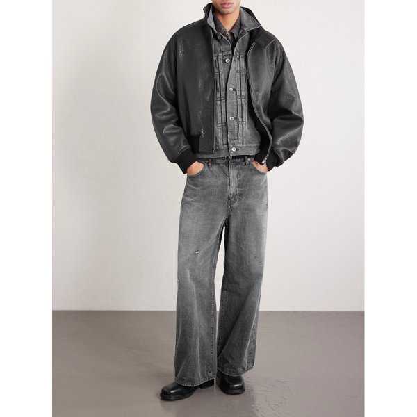 비욘덱스 와이드 벨트 디스트레스드 진 46376663162962389