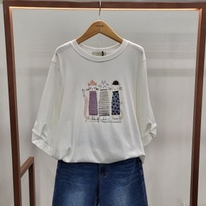 프렌즈 캣츠티셔츠MQ3WTS12_GN