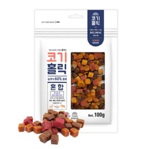 코기홀릭 휴먼그레이드 강아지간식 혼합 100g X ( 2매입 )