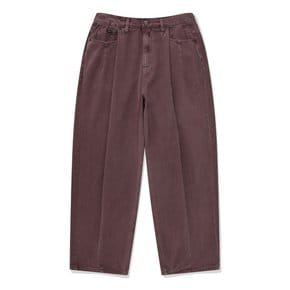 SP WIDE ONE TUCK BALLOON PANTS-DUSTY PINK