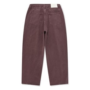 SP WIDE ONE TUCK BALLOON PANTS-DUSTY PINK