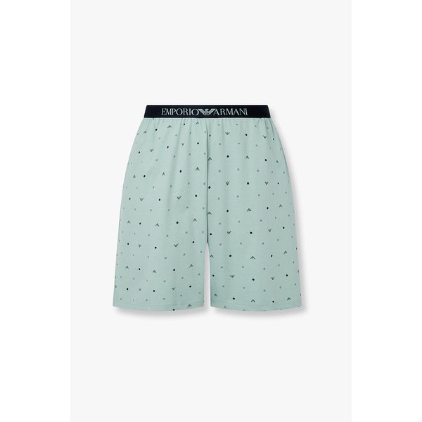 남성 로고 패턴 엘라스틱 라운지 쇼츠 0815331001000