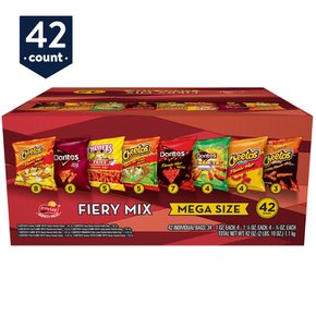 MULTIPACK  FritoLay  Fiery  믹스  칩  앤  스낵  버라이어티  팩  1190.7g  42개