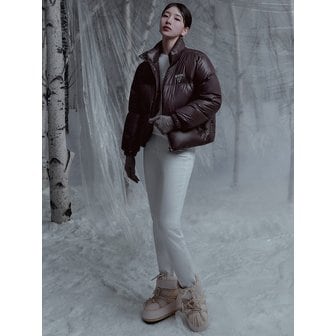 게스 [SUZY] 화이트 기모 뉴 슬림 스트레이트 YP4D4140