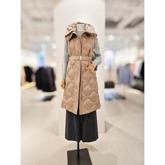 아이잗컬렉션 [파주점] [더아이잗컬렉션]구스다운 롱 후드 패딩 베스트 CRBA2PD701