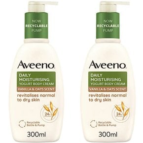 아비노 데일리 모이스처라이징 로션 바닐라 앤 오트 Aveeno Moisturising Lotion 300ml 2개