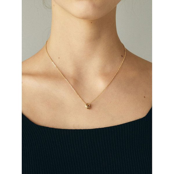 Twist infinite necklace - gold