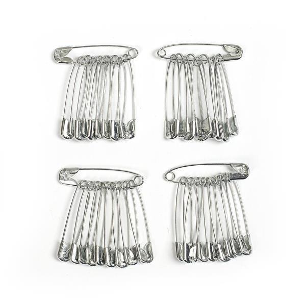클립 핀 기본 옷핀 브로치부자재 옷삔 침 은색 40p세트 3.5cm X ( 3매입 ) - SSG.COM
