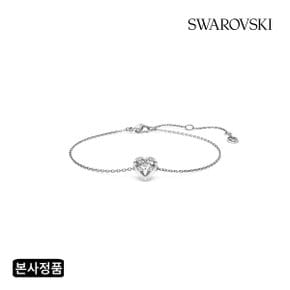 [사은품 증정][본사정품/랩 다이아몬드] Eternity 하트 팔찌 0.5ct 스털링 실버 5744541