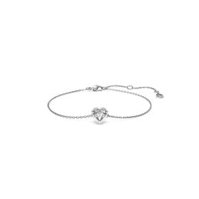 [사은품 증정][본사정품/랩 다이아몬드] Eternity 하트 팔찌 0.5ct 스털링 실버 5744541