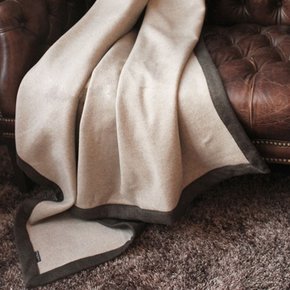 Oatmeal & Brown Wool Blanket(오트밀 & 브라운 울블랑켓)