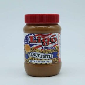 땅콩잼 리고 청키 땅콩버터 510g/피넛잼/고소한/알갱이/씹히는/식감/토스트/샌드위치/와플/간식/스프레드