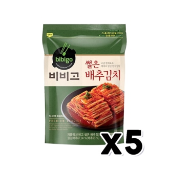  비비고 썰은 배추김치 200g x 5개