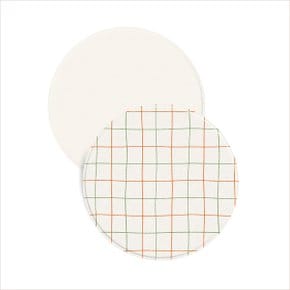 캐롯체크 라퓨어 소프트 놀이방매트 원형 140x140x1.2cm