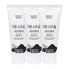 해피바스 대나무숯 피지흡착 클렌징폼 200g x3