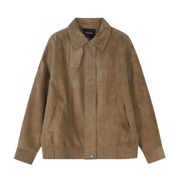 [여주점] 여성 리얼 스웨이드 블루종 자켓(B244LR610P)