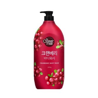 보리보리 샤워메이트 크랜베리 바디워시 1.2kg_P301773351