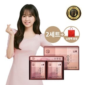 6년근 순홍삼 50mlx30 2세트+쇼핑백