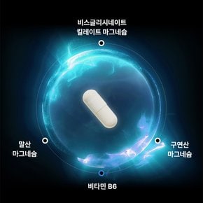 본사이언스 알비온 킬레이트 마그네슘 프라임 마그트리니티 글리시네이트 고흡수 90캡슐 1병