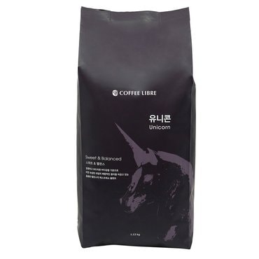  커피리브레 유니콘 블렌드 1.13kg 재료 원두콩 가루