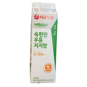 서울 밀크랩 속편한 저지방 우유 900ML X 2개