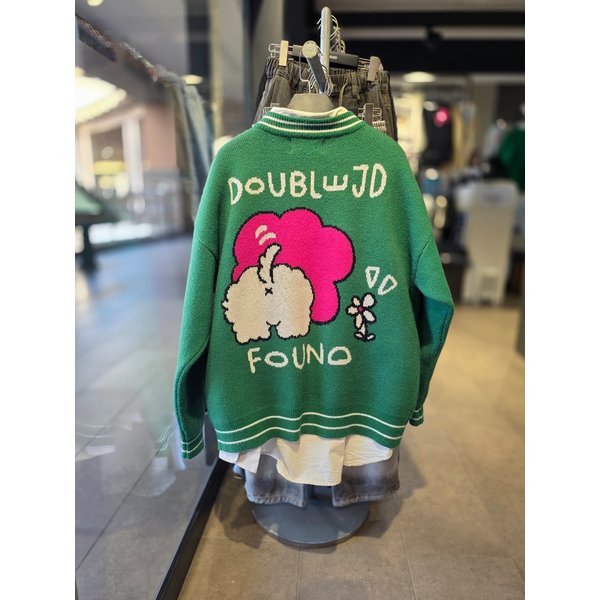 [시흥점] 비숑플라워 오버핏 헤비니트가디건(남여공용)/JGZZ52B01GN