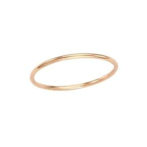 주문제작 베이직 컷팅 실반지 데일리 14K Gold 미스링 LRS19116G_s