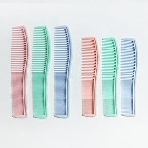 파스텔 머리빗 305 3P 커트 가르마 헤어드라이빗