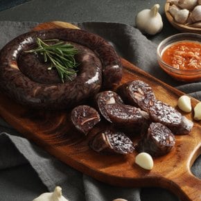 전통 찹쌀 고추순대 마늘순대 500g +500g 소금 증정 국산 선지로 만든 잡내 없이 맛있는 순대 1+1