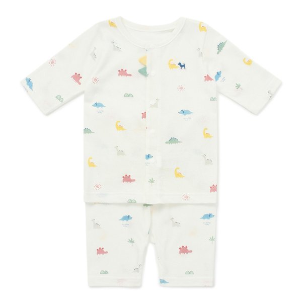 [여주점] [오프라벨 여주점] 블루독베이비 (WH) 멀티디노뱀부7부내의 (45170-054-17)