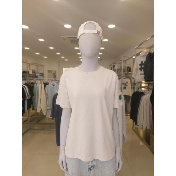 [여주점] 우먼즈 그린 테이핑 해시태그 티셔츠BA252TS502_SD