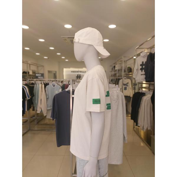 [여주점] 우먼즈 그린 테이핑 해시태그 티셔츠BA252TS502_SD