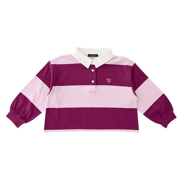 [여주점] [오프라벨 여주점] 블루독 (PK) 럭비크롭티셔츠 (24A15-330-53)