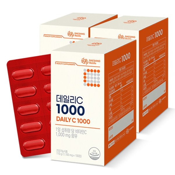 데일리C 1000 (1,000 mgX100정),3통