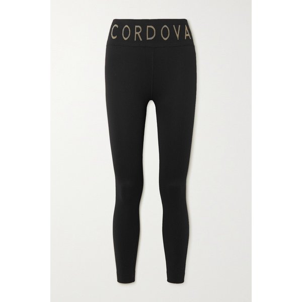 Ribbed Thermal Leggings 블랙