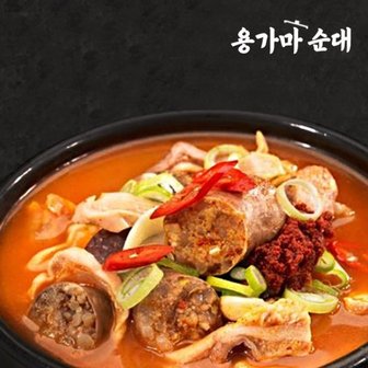  [용가마순대] 얼큰 특 순대국 700gx5팩 (사골육수+토종순대+돈머리고기+돈소창)