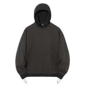 유니 UTILITY LAYERED DETAIL HOODIE  CHARCOAL  _P368524315