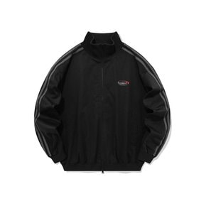 SP LINE COTTON TRACK ZIP UP-BLACK