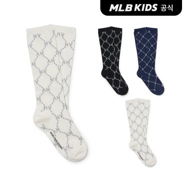 MLB키즈 (공식)24N 다이아 모노그램 니삭스 (3color) 7FSOMD14N