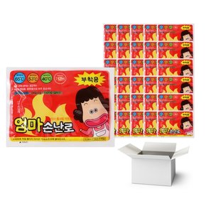 엄마손난로  부착용  50g 1박스 10장x30개 /붙이는핫팩