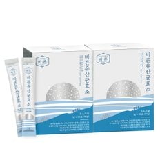 바른 유산균 효소 곡물 발효 3g x 30포, 2박스