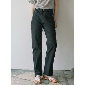 Harper Straight Denim Pants - Black