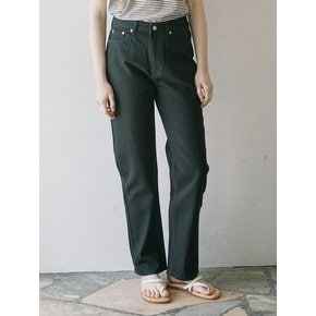 Harper Straight Denim Pants - Black