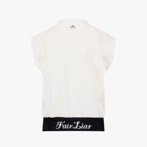 브이넥 풀오버 베스트(화이트)FM5VT01RWH